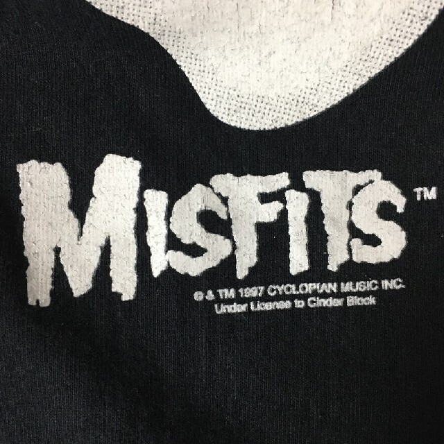 激レア Misfits ミスフィッツ 長袖Tシャツ スケルトン 1997年 M | www