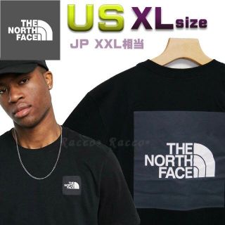 ザノースフェイス(THE NORTH FACE)のUS XL【人気品】ノースフェイス　north face ボックスロゴTシャツ(Tシャツ/カットソー(半袖/袖なし))