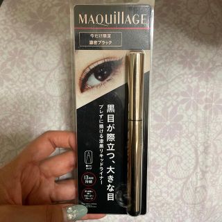 マキアージュ(MAQuillAGE)の値下げしました！新品マキアージュ　パーフェクトブラックライナー限定(アイライナー)