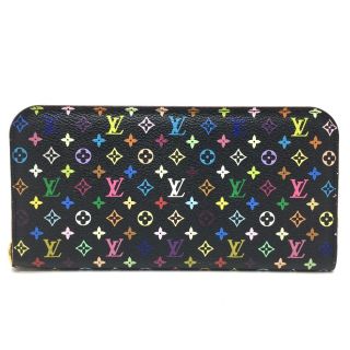 ルイヴィトン(LOUIS VUITTON)のルイヴィトン LOUIS VUITTON ポルトフォイユ アンソリット M60271 モノグラムマルチカラー ロングウォレット 長財布 モノグラムマルチカラーキャンバス ノワール ブラック×マルチカラー(財布)