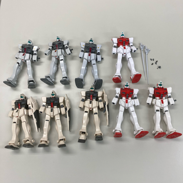 ジャンク HGUC ジム コマンド 寒冷地 9機セット