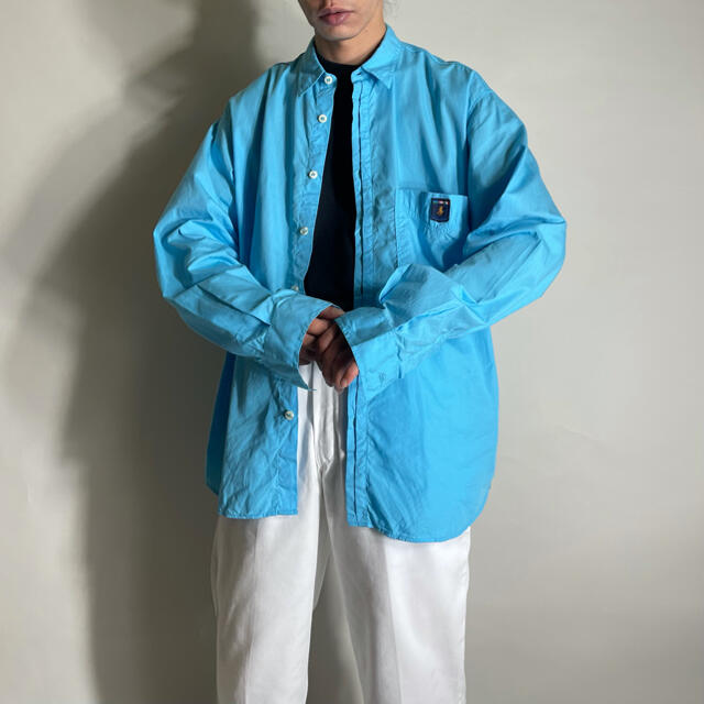 made in italy light blue shirt