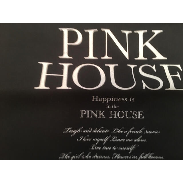 PINK HOUSE(ピンクハウス)のピンクハウス🎀新品未使用黒ロゴトートバッグ レディースのバッグ(トートバッグ)の商品写真