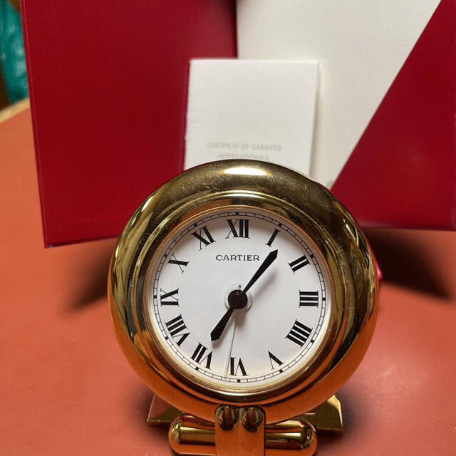 Cartier(カルティエ)の未使用カルティエ　コリゼ　トラベルクロック インテリア/住まい/日用品のインテリア小物(置時計)の商品写真