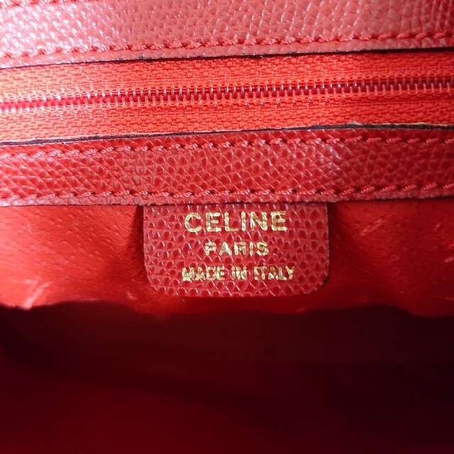 CEFINE(セフィーヌ)のセリーヌ CELINE ハンドバッグ レディース レッド ヴィンテージ レディースのバッグ(ハンドバッグ)の商品写真