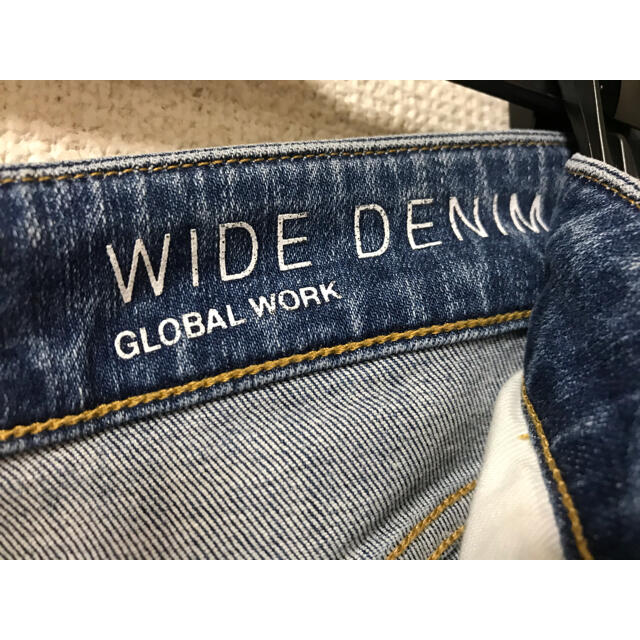 GLOBAL WORK(グローバルワーク)のglobal work♡ストレッチワイドパンツ レディースのパンツ(デニム/ジーンズ)の商品写真