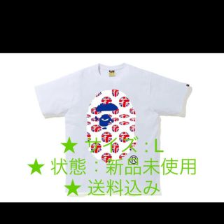 アベイシングエイプ(A BATHING APE)のBAPE STORE LONDON UNION JACK TEE(Tシャツ/カットソー(半袖/袖なし))