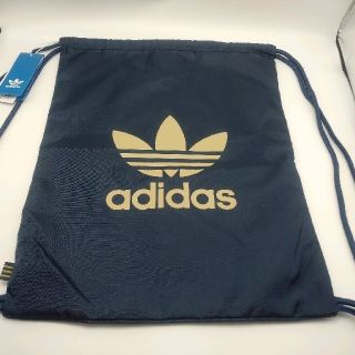 アディダス(adidas)の未使用品　アディダス　ジムサック　ナップザック　ネイビー(バッグパック/リュック)