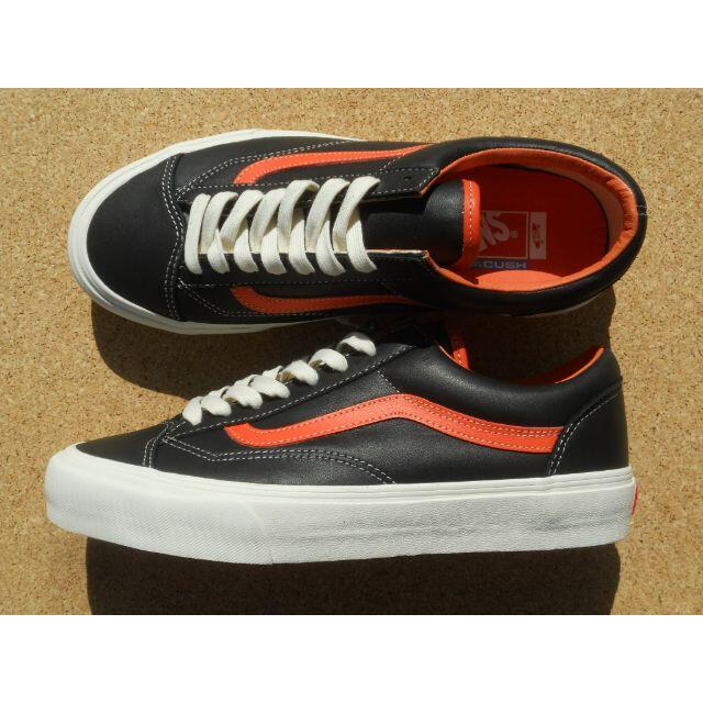 バンズ VANS Style 36 VLT LX 27,5cm 黒橙