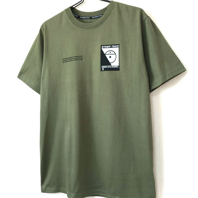 THE NORTH FACE(ザノースフェイス)ののりさん専用 ノースフェイス STEEP TECK Tシャツ オリーブ XL メンズのトップス(Tシャツ/カットソー(半袖/袖なし))の商品写真