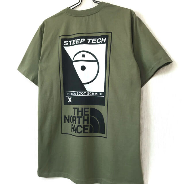 THE NORTH FACE(ザノースフェイス)ののりさん専用 ノースフェイス STEEP TECK Tシャツ オリーブ XL メンズのトップス(Tシャツ/カットソー(半袖/袖なし))の商品写真