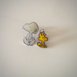 スヌーピー(SNOOPY)のスヌーピーとウッドストック ピアス (ピアス)