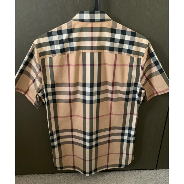 BURBERRY(バーバリー)の【BURBERRY】バーバリーブリット メンズ半袖チェックシャツ　ベージュ メンズのトップス(シャツ)の商品写真