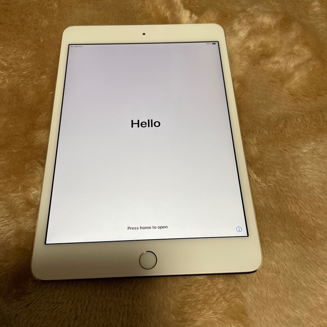 タブレットiPad mini 4 16GB Wi-Fi+Cellularモデル　ゴールド