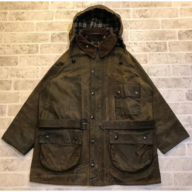 Barbour(バーブァー)のBarbour ソルウェイジッパー 3クラウン 純正フード＆ベルト付き 英国製 メンズのジャケット/アウター(ブルゾン)の商品写真