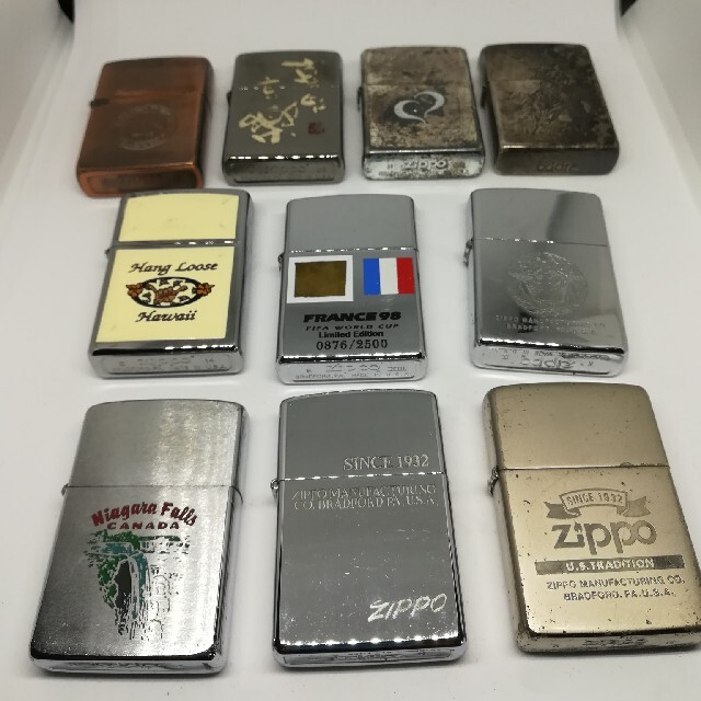 ZIPPO(ジッポー)のZIPPO used品10点セット 説明要確認 メンズのファッション小物(タバコグッズ)の商品写真