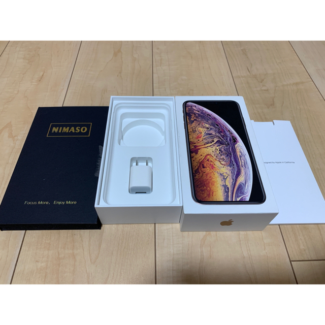 iPhone(アイフォーン)の美品 iPhone XS Max 256GB SIMフリー アップルストア購入 スマホ/家電/カメラのスマートフォン/携帯電話(スマートフォン本体)の商品写真