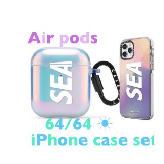 シー(SEA)のwind and sea air pods + iphone case(iPhoneケース)