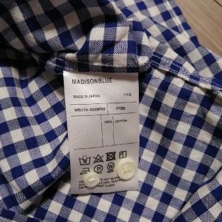 超特価SALE開催！ MADISONBLUE - ロンハーマン別注ギンガムチェックシャツ BLUE 【別注レア物！】MADISON シャツ