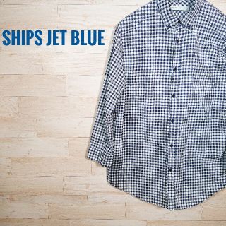 シップスジェットブルー(SHIPS JET BLUE)のシップス ジェットブルー 長袖 チェック シャツ(Tシャツ/カットソー(半袖/袖なし))