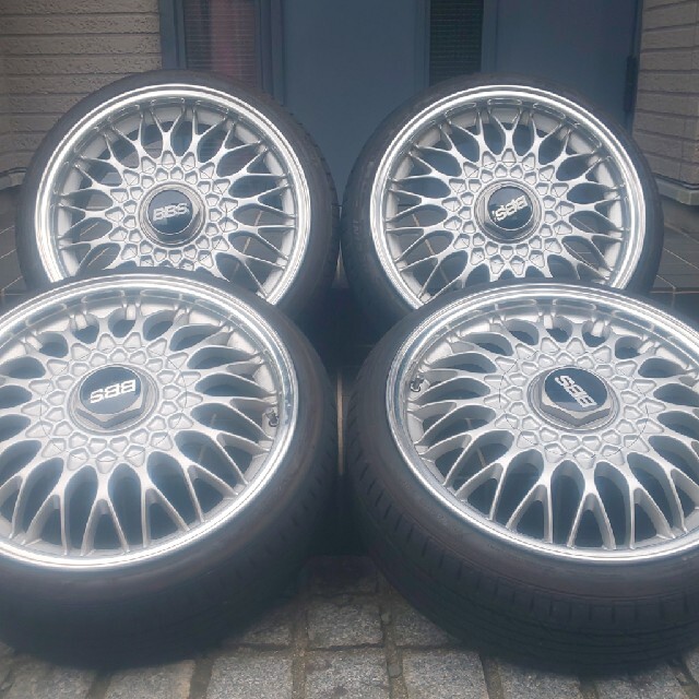 【福袋セール】 BBS 美品 加工品 バリ溝 165/40R16 RG タイヤ・ホイールセット