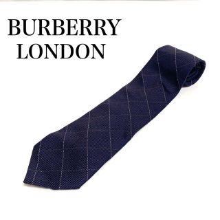 バーバリー(BURBERRY)のBURBERRY バーバリー　ロンドン　ネクタイ　シルク100% パープル(ネクタイ)