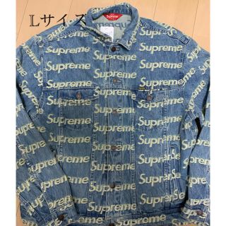 シュプリーム(Supreme)のSupreme Frayed Logos Denim TruckerJacket(Gジャン/デニムジャケット)