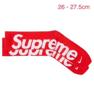 シュプリーム(Supreme)のSupreme Nike Lightweight Crew Socks Red(ソックス)