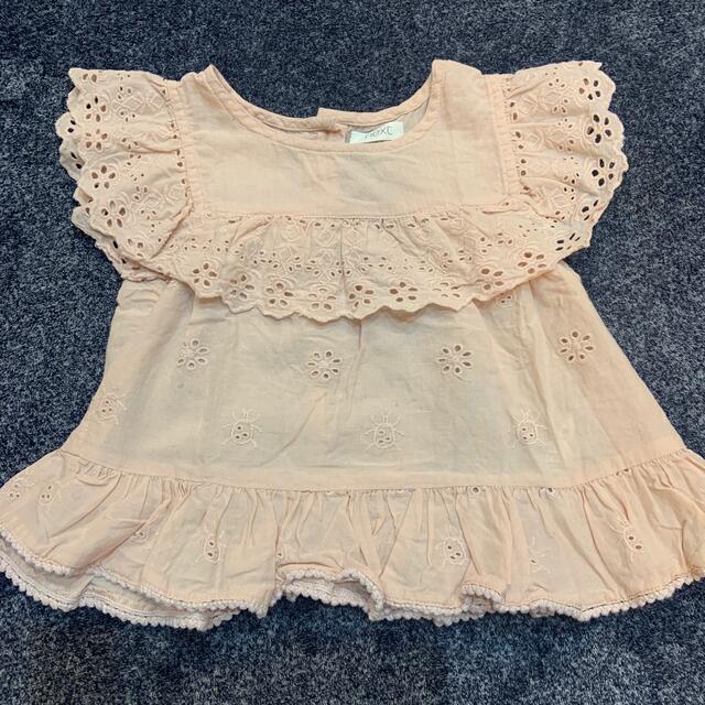 NEXT(ネクスト)のnextベビー トップス 90 フリル ベビー キッズ キッズ/ベビー/マタニティのキッズ服女の子用(90cm~)(Tシャツ/カットソー)の商品写真