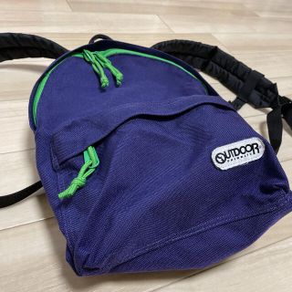 アウトドアプロダクツ(OUTDOOR PRODUCTS)のoutdoor OUTDOOR キッズ　リュック　リュックサック　紫(リュックサック)