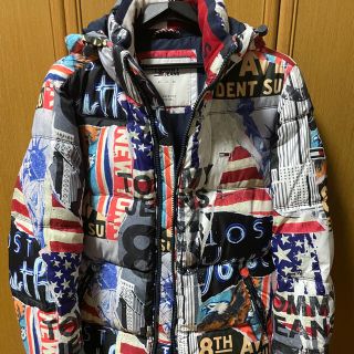 トミー(TOMMY)のTOMMY JEANS グラフィックプリントブルゾン(ダウンジャケット)