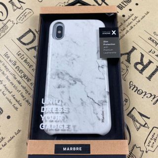 新品　未使用　iPhoneケース　iPhone X XS スマホケース　大理石(iPhoneケース)