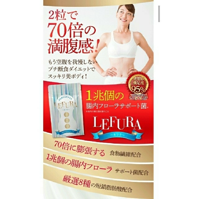 ルフラ 乳酸菌加工食品 サプリメント 40粒入 コスメ/美容のダイエット(ダイエット食品)の商品写真