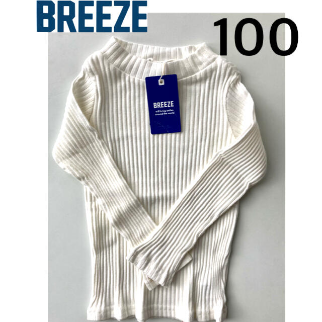 BREEZE(ブリーズ)の新品　ブリーズ　BREEZE  カットソー   100 キッズ/ベビー/マタニティのキッズ服女の子用(90cm~)(Tシャツ/カットソー)の商品写真