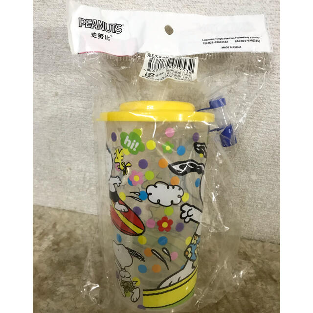 SNOOPY(スヌーピー)の新品　スヌーピー   ストロー　コップ キッズ/ベビー/マタニティの授乳/お食事用品(マグカップ)の商品写真