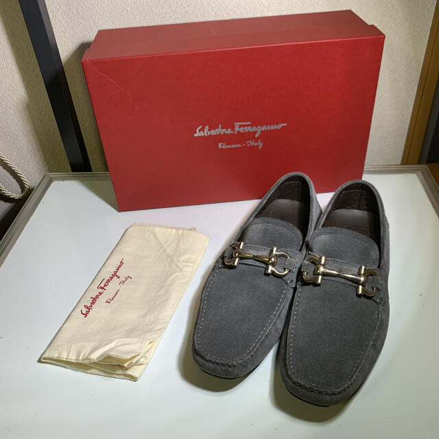 美品 Salvatore Ferragamo フェラガモ ドライビングシューズ