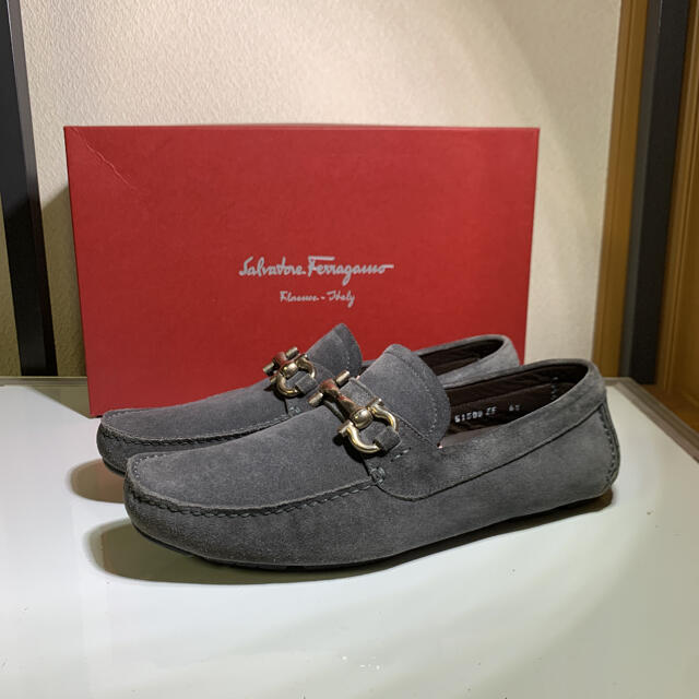 ドレス/ビジネス美品 Salvatore Ferragamo フェラガモ ドライビングシューズ