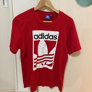 アディダス(adidas)のアディダスオリジナルス Tシャツ 赤 レッド(Tシャツ/カットソー(半袖/袖なし))