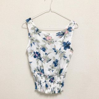 花柄　ブラウス　美品(シャツ/ブラウス(半袖/袖なし))