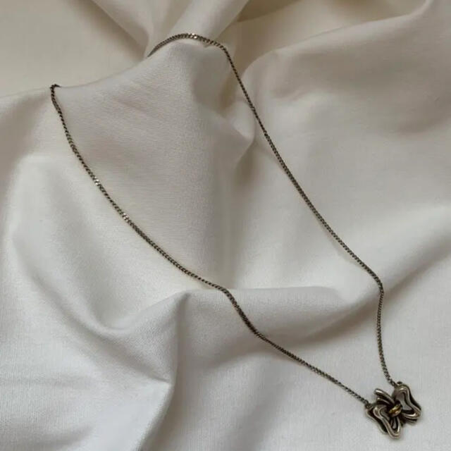 ●A179 used tiffany&Co. ribbon necklace