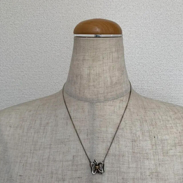 ●A179 used tiffany&Co. ribbon necklace 4