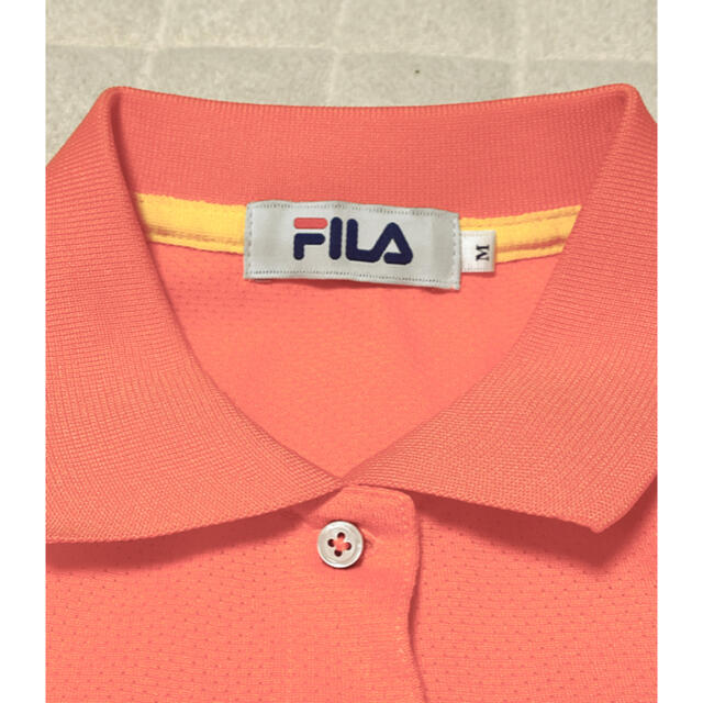 FILA(フィラ)のFILA レディース　ゴルフウェア　半袖　Mサイズ　夏物 スポーツ/アウトドアのゴルフ(ウエア)の商品写真