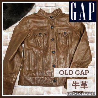 ベビーギャップ(babyGAP)のGAP ギャップ ライダースジャケット XSサイズ レザージャケット レディース(テーラードジャケット)