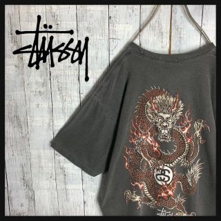 ★激レア OLD STUSSY DRAGON T-shirts Lsize