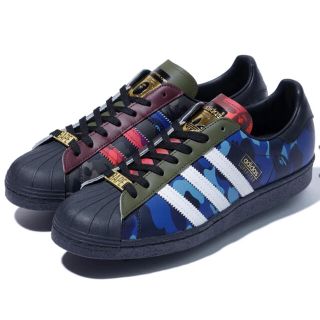 アベイシングエイプ(A BATHING APE)のBAPE X ADIDAS SUPERSTAR 80S  CAMO(スニーカー)