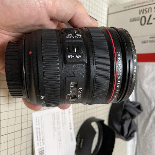 Canon(キヤノン)のCanon EF24-70mm F4L IS USM スマホ/家電/カメラのカメラ(レンズ(ズーム))の商品写真