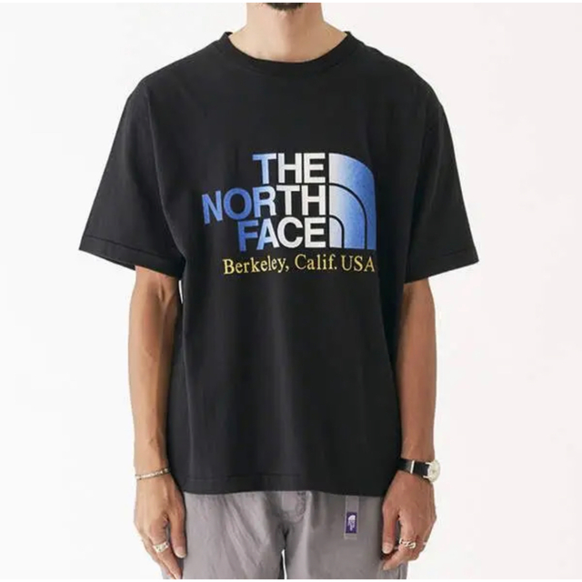 THE NORTH FACE(ザノースフェイス)のTHE NORTH FACE 5.5オンス ハーフスリーブロゴTシャツメンズ黒 メンズのトップス(Tシャツ/カットソー(半袖/袖なし))の商品写真