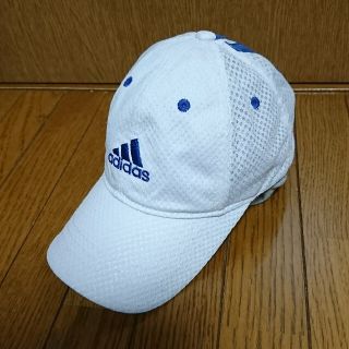 アディダス(adidas)のadidas ベースボール キャップ 白  キッズ 54 ～ 57(帽子)