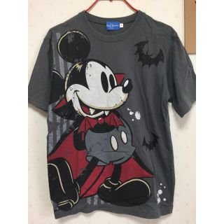 ディズニー(Disney)のBerry様専用★ディズニー ミッキー ハロウィンTシャツ 半袖 グレー (Tシャツ/カットソー(半袖/袖なし))