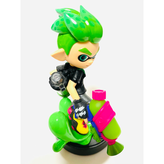 任天堂(ニンテンドウ)のネオングリーン ボーイ amiibo アミーボ スプラトゥーン2 Switch エンタメ/ホビーのフィギュア(ゲームキャラクター)の商品写真